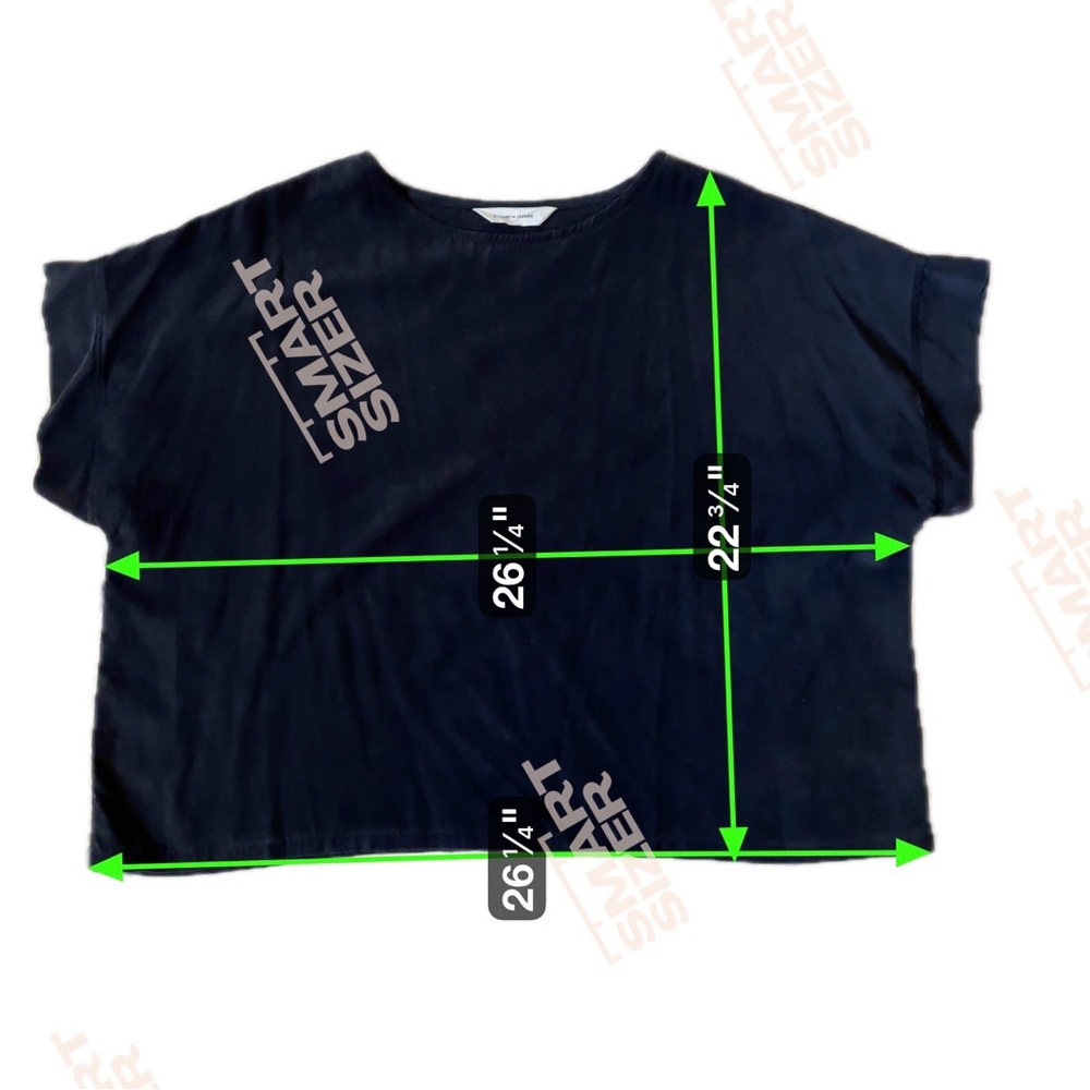 Elizabeth Suzann Black Silk Georgia Tee